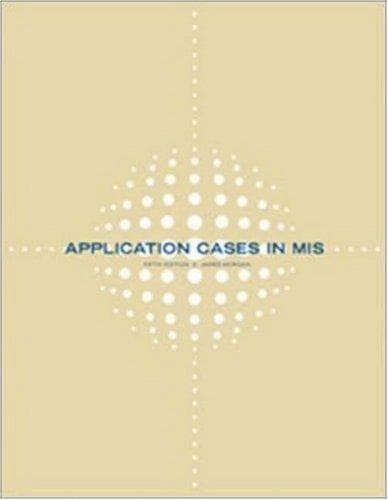 Tapa de Application Cases in Management Information Systems