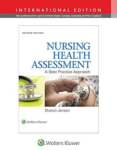 Tapa de Nursing Health Assessment
