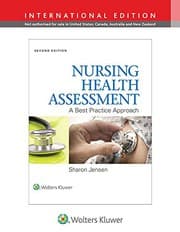 Tapa de Nursing Health Assessment