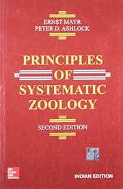 Tapa de Prin.Of Systematic Zoology