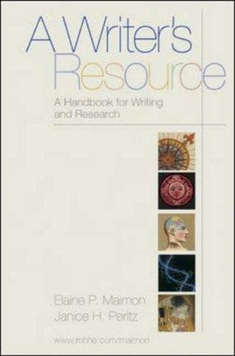 Tapa de Writer's Resource
