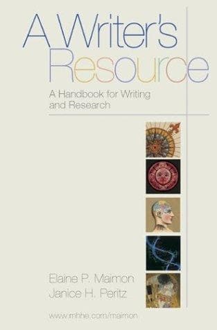 Tapa de A Writer's Resource