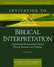 Tapa de Invitation to Biblical Interpretation