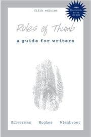 Tapa de Rules of Thumb, 2003 MLA Update Version and Electronic Tutor CD-ROM