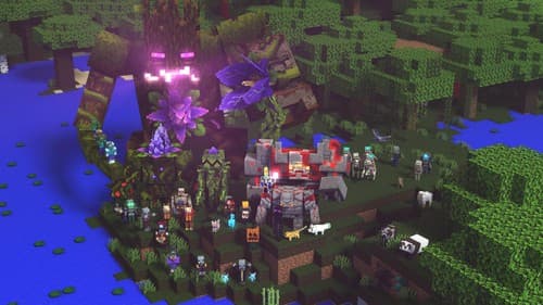 Tapa de Minecraft Dungeons