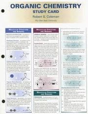 Tapa de Organic Chemistry Study Card