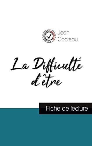 Tapa de La Difficulté d'être de Jean Cocteau