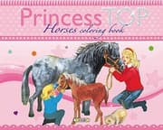 Tapa de Princess top horses coloring book