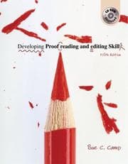 Tapa de Developing Proofreading and Editing Skills w/ Student CD-ROM Package