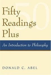 Tapa de Fifty Readings Plus: An Introduction to Philosophy with PowerWeb