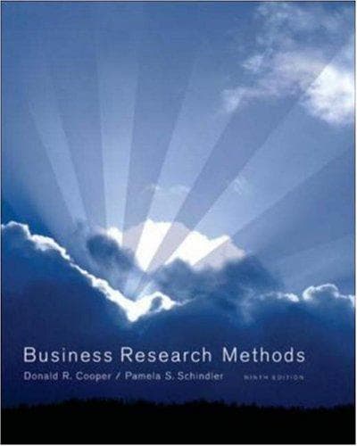 Tapa de Business research methods