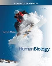 Tapa de Lab Manual t/a Human Biology