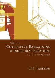Tapa de Cases in collective bargaining & industrial relations
