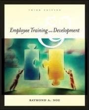 Tapa de Employee Training and Development