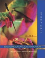 Tapa de Benson's Microbiological Applications