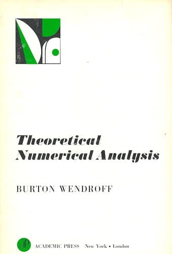 Tapa de Theoretical numerical analysis.