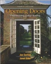 Tapa de Opening Doors with Free Student CD-ROM