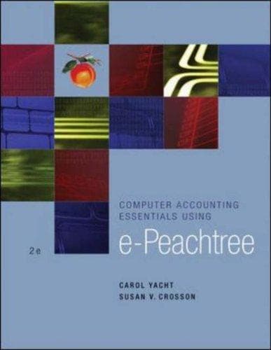 Tapa de Computer Accounting Essentials Using EPeachtree