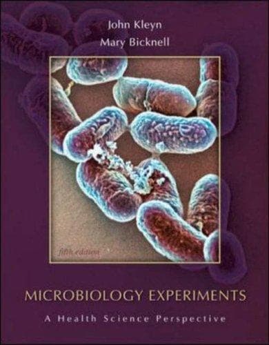 Tapa de Microbiology Experiments