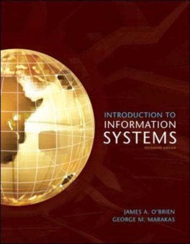 Tapa de Introduction to information systems