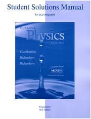 Tapa de Student solutions manual to accompany College physics, second edition