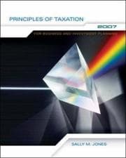 Tapa de Principles of Taxation for Business and Investment Planning 2007 Edition