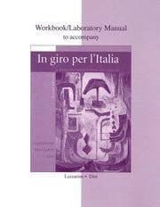 Tapa de Workbook/laboratory manual to accompany In giro per l'Italia