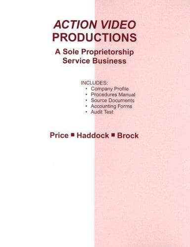Tapa de Action Video Productions Practice Set