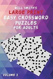 Tapa de Will Smith Large Print Easy Crossword Puzzles For Adults- Volume 2