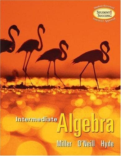 Tapa de Intermediate Algebra (softcover)