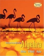 Tapa de Intermediate Algebra (softcover)