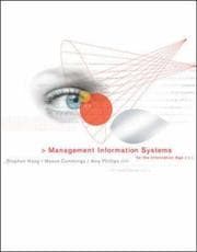 Tapa de Management Information Systems for the Information Age with CD and MISource