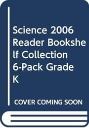 Tapa de SCIENCE 2006 READER BOOKSHELF COLLECTION 6-PACK GRADE K