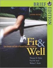 Tapa de Fit & Well, Brief with Online Learning Center Bind-in Card and Daily Fitness and Nutrition Journal