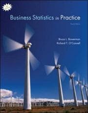 Tapa de Business Statistics in Practice with student cd