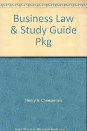 Tapa de Business Law & Study Guide Pkg