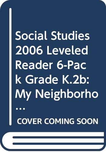 Tapa de SOCIAL STUDIES 2006 LEVELED READER 6-PACK GRADE K.2B