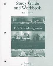 Tapa de Study Guide And Workbook to Accompany Foundations of Financial Management