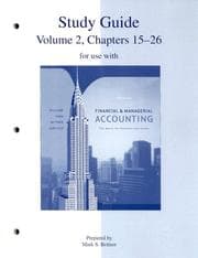 Tapa de Financial and Managerial Accounting