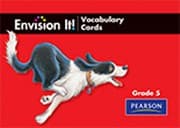Tapa de READING 2011 ENVISION IT! PICTURED VOCABULARY CARDS GRADE 5