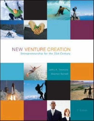 Tapa de New Venture Creation