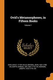 Tapa de Ovid's Metamorphoses, in Fifteen Books; Volume 1