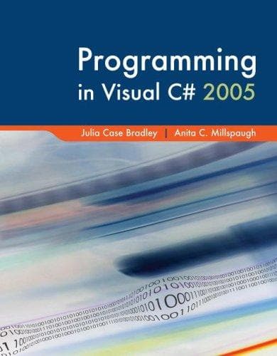 Tapa de Programming in Visual C# with Visual Studio Trial Software