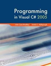 Tapa de Programming in Visual C# with Visual Studio Trial Software