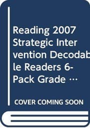 Tapa de READING 2007 STRATEGIC INTERVENTION DECODABLE READERS 6-PACK GRADE 2