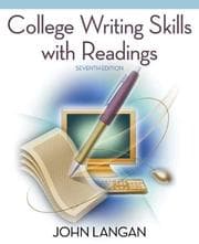 Tapa de College Writing Skills w/ Readings