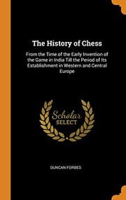 Tapa de The History of Chess
