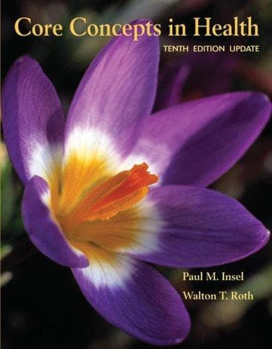 Tapa de Core Concepts in Health Update
