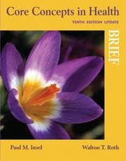 Tapa de Core concepts in health