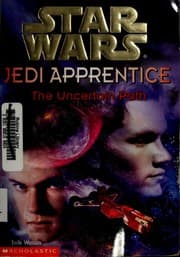 Tapa de Star Wars - Jedi Apprentice - The Uncertain Path